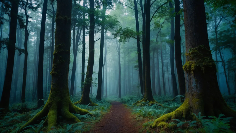 plain tress & forest