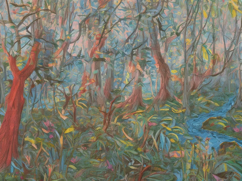 plain tress & forest