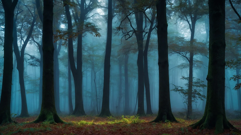 plain tress & forest