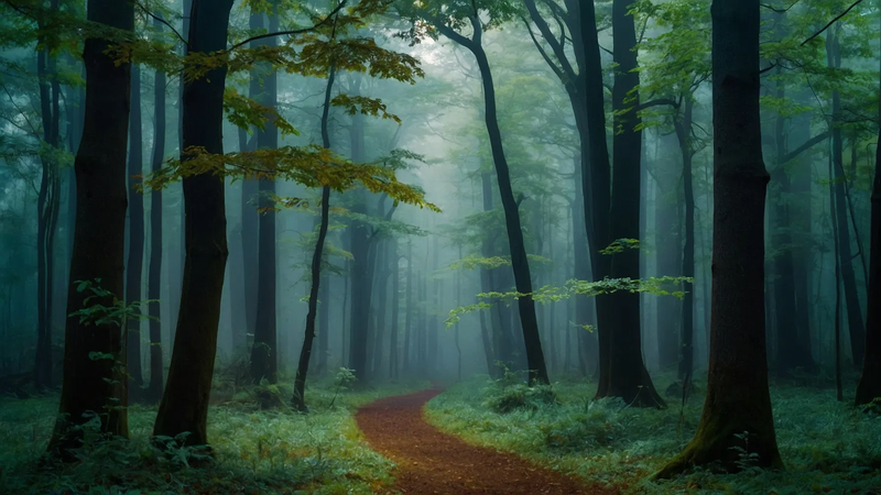 plain tress & forest