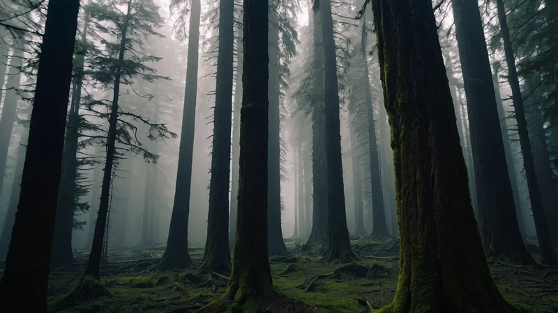 plain tress & forest