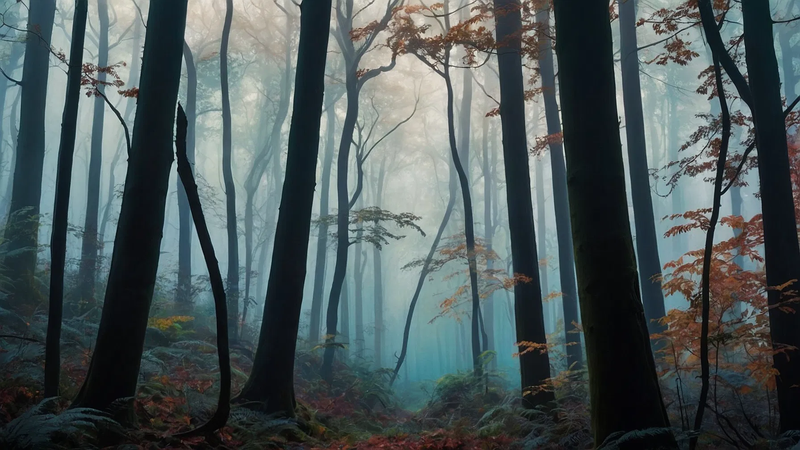 plain tress & forest