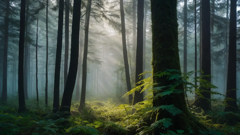 plain tress & forest