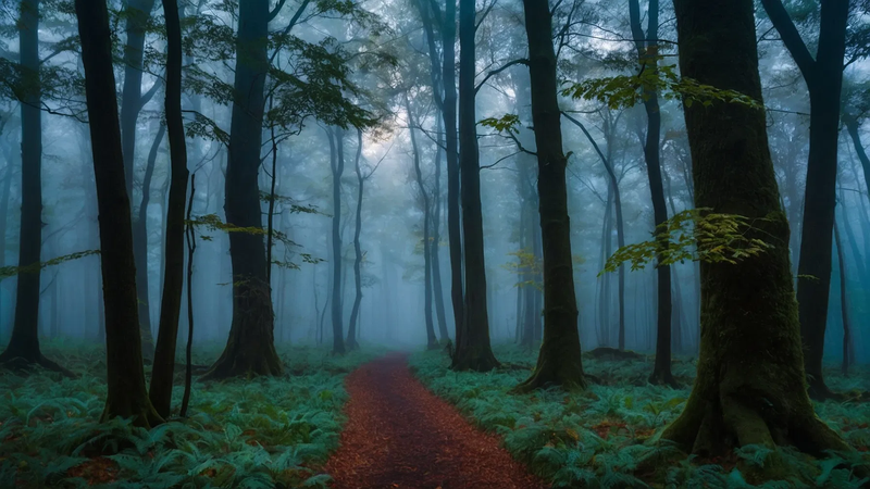 plain tress & forest