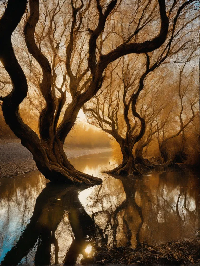 trees gnarly firest mist