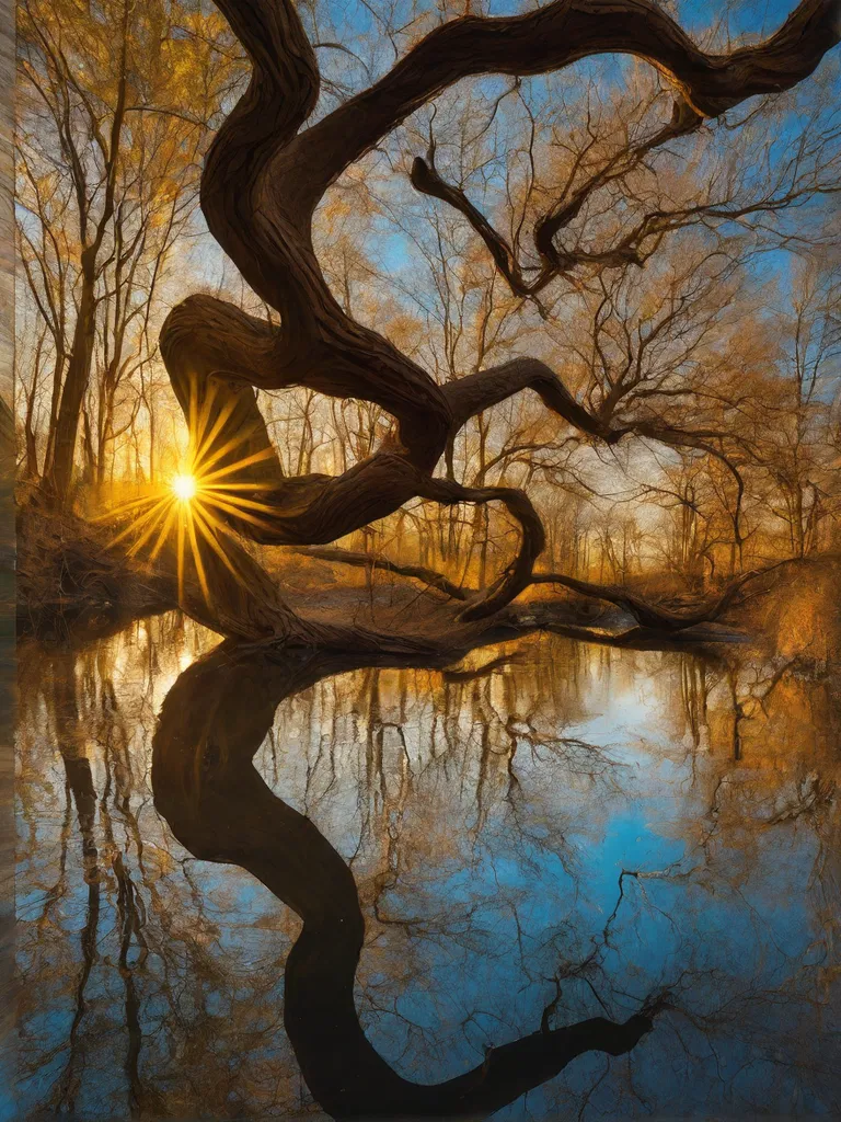 trees gnarly firest mist