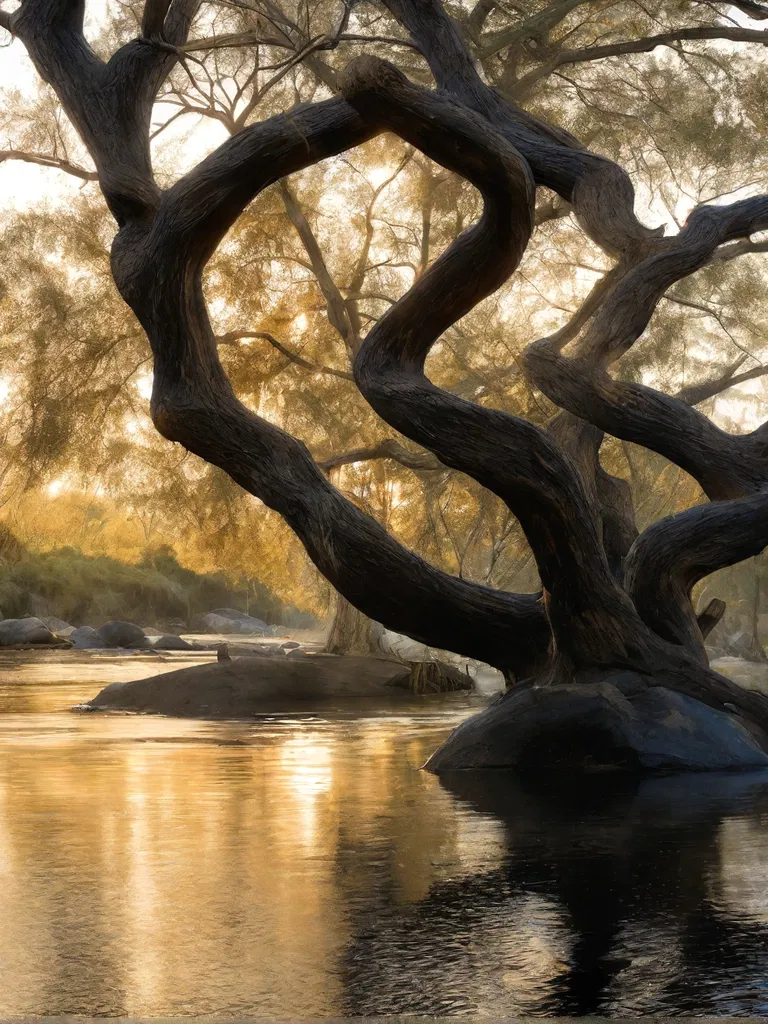 trees gnarly firest mist