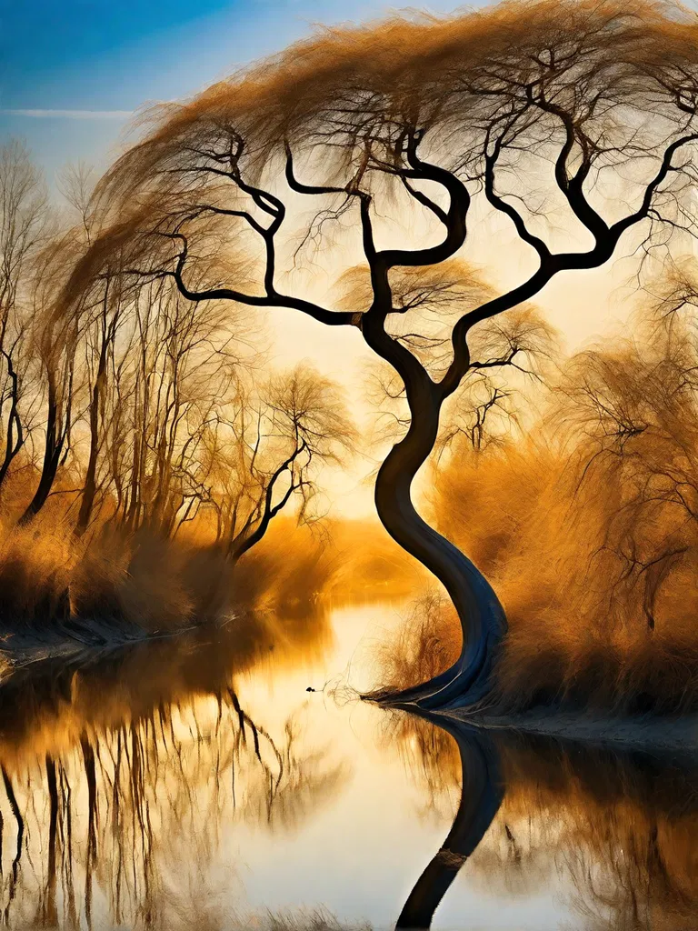 trees gnarly firest mist