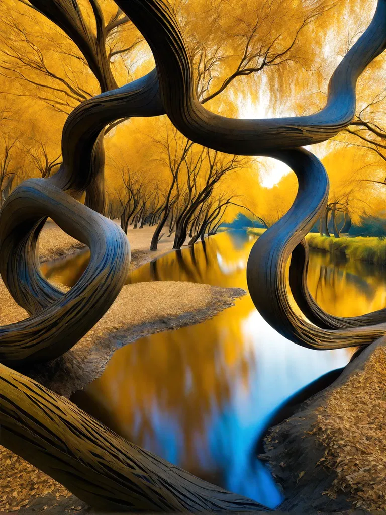 trees gnarly firest mist