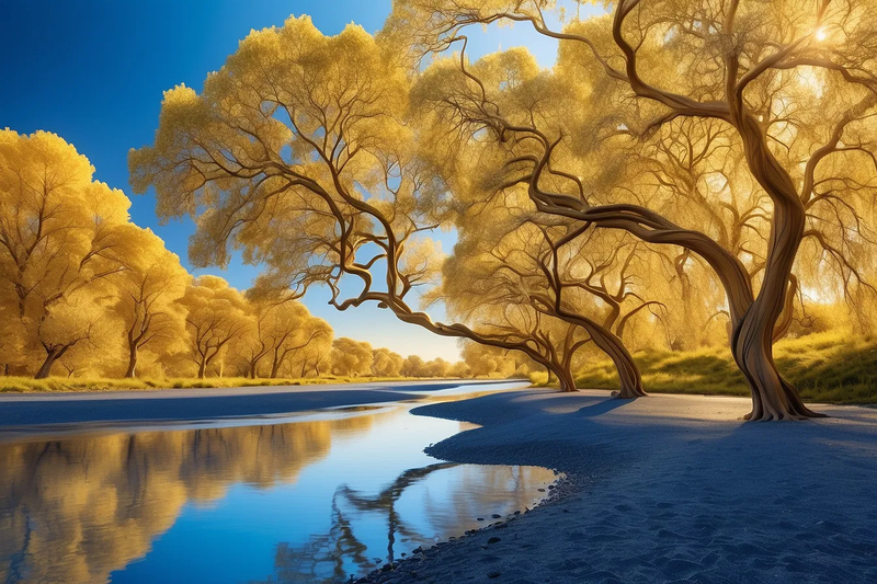 trees gnarly firest mist