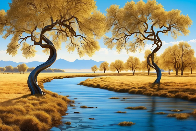 trees gnarly firest mist