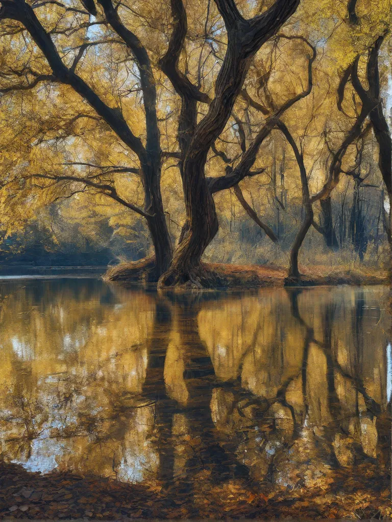 trees gnarly firest mist