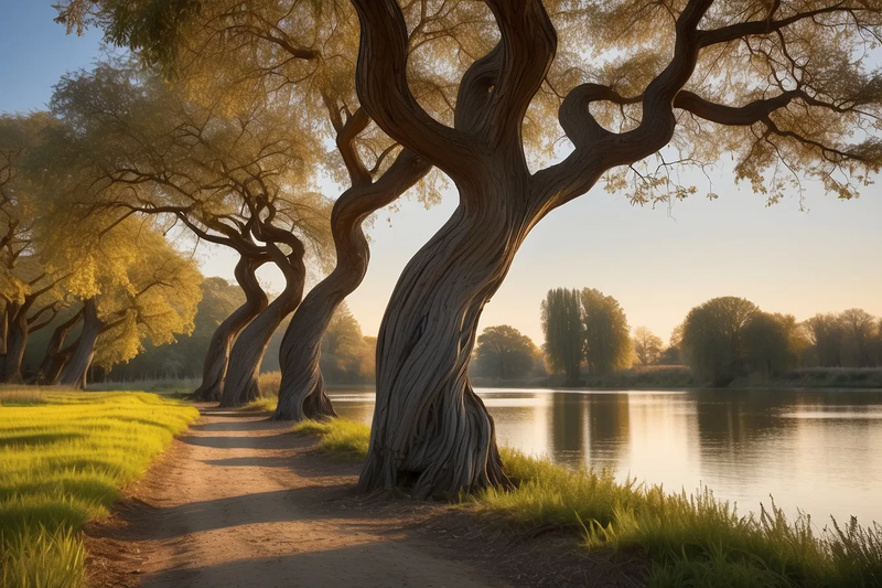 trees gnarly firest mist