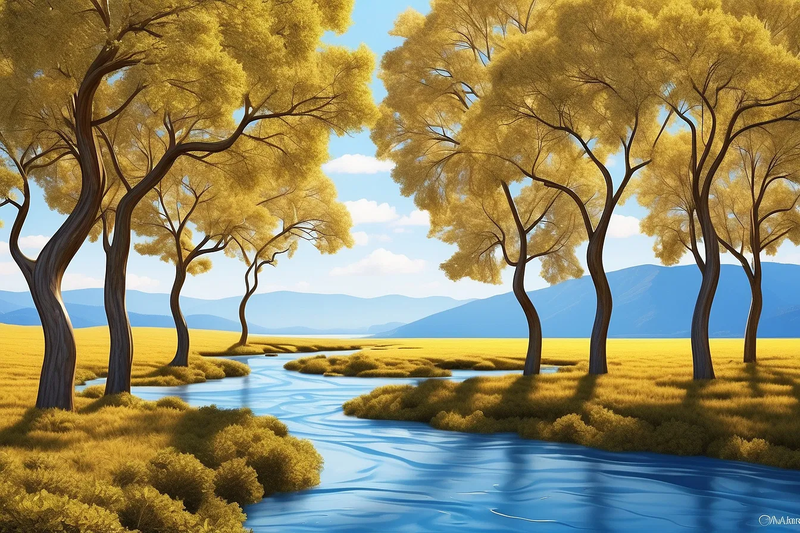 trees gnarly firest mist