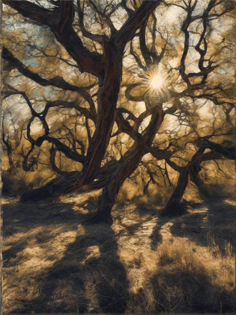 trees gnarly firest mist