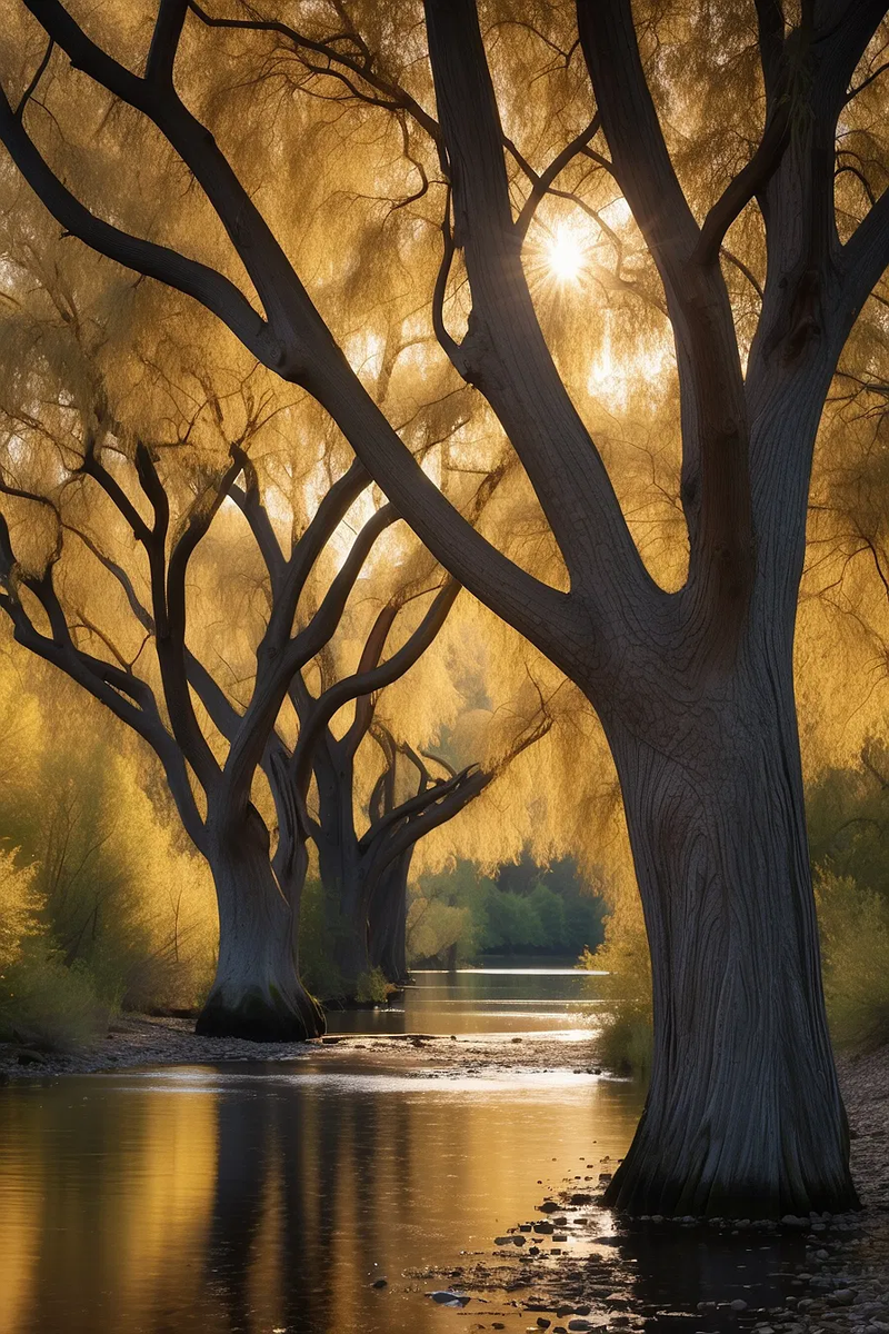 trees gnarly firest mist