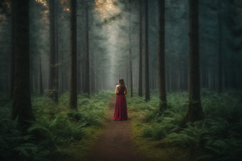 trees gnarly firest mist