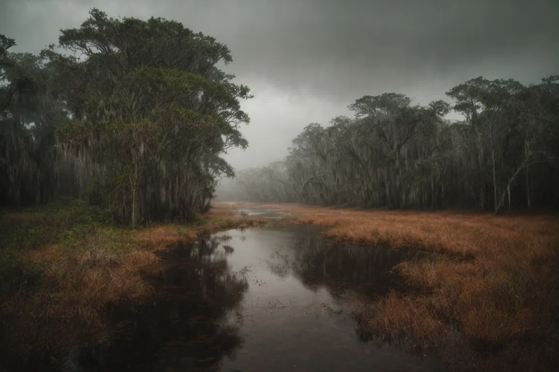 trees gnarly firest mist