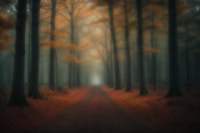 trees gnarly firest mist