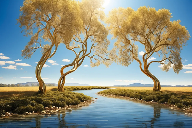 trees gnarly firest mist