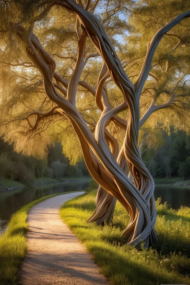 trees gnarly firest mist