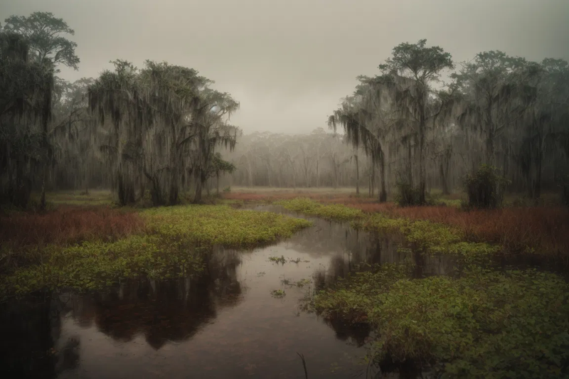 trees gnarly firest mist