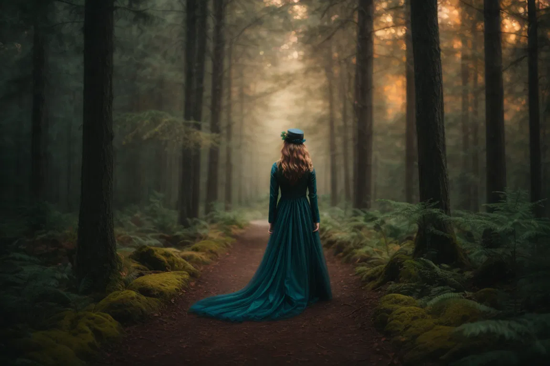 trees gnarly firest mist