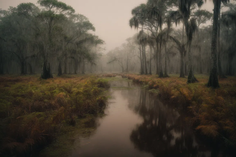 trees gnarly firest mist