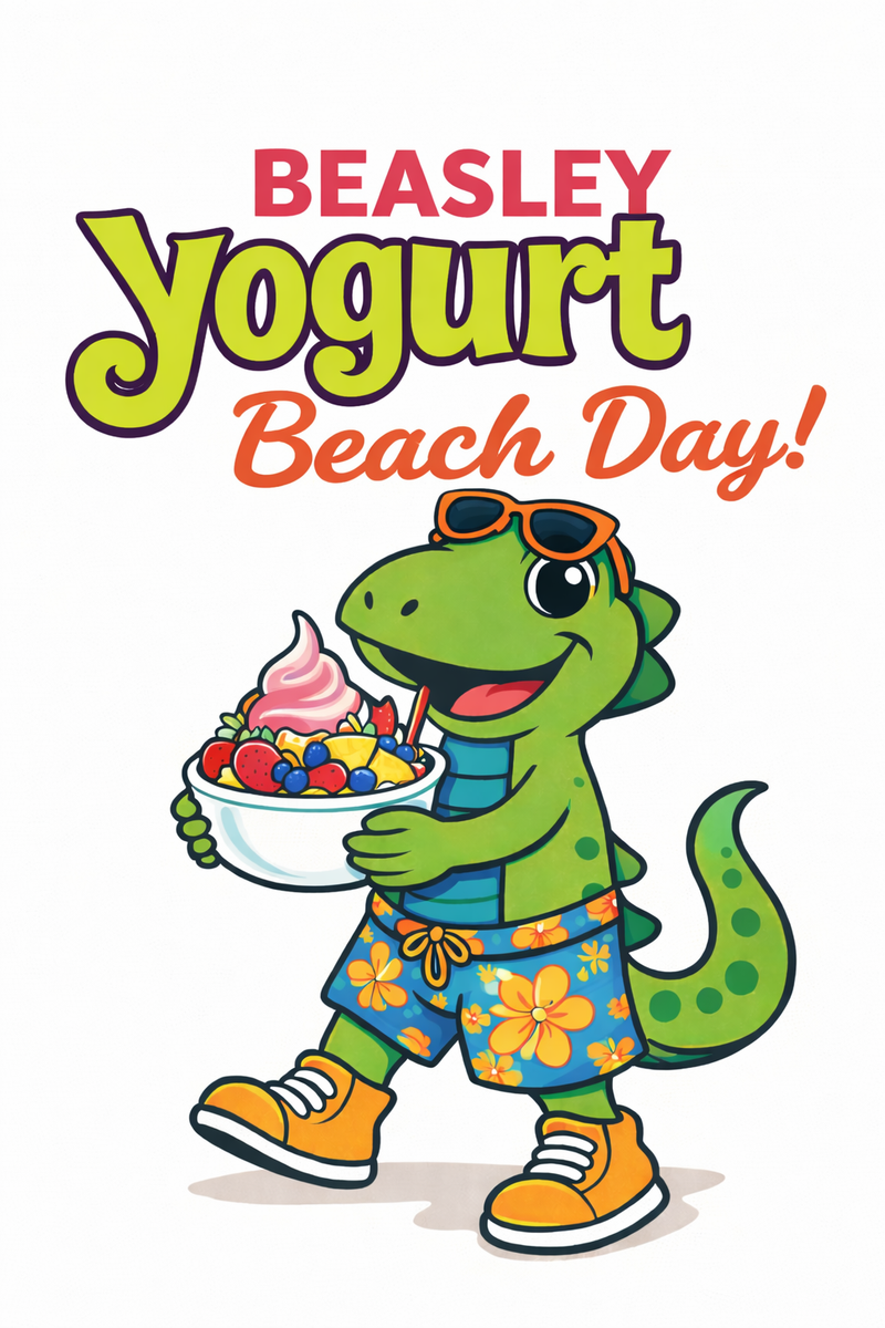 Beasley Yogurt Beach Day!