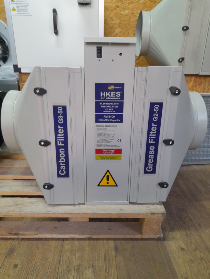 Extração de Fumos e Filtragem Eletrostática