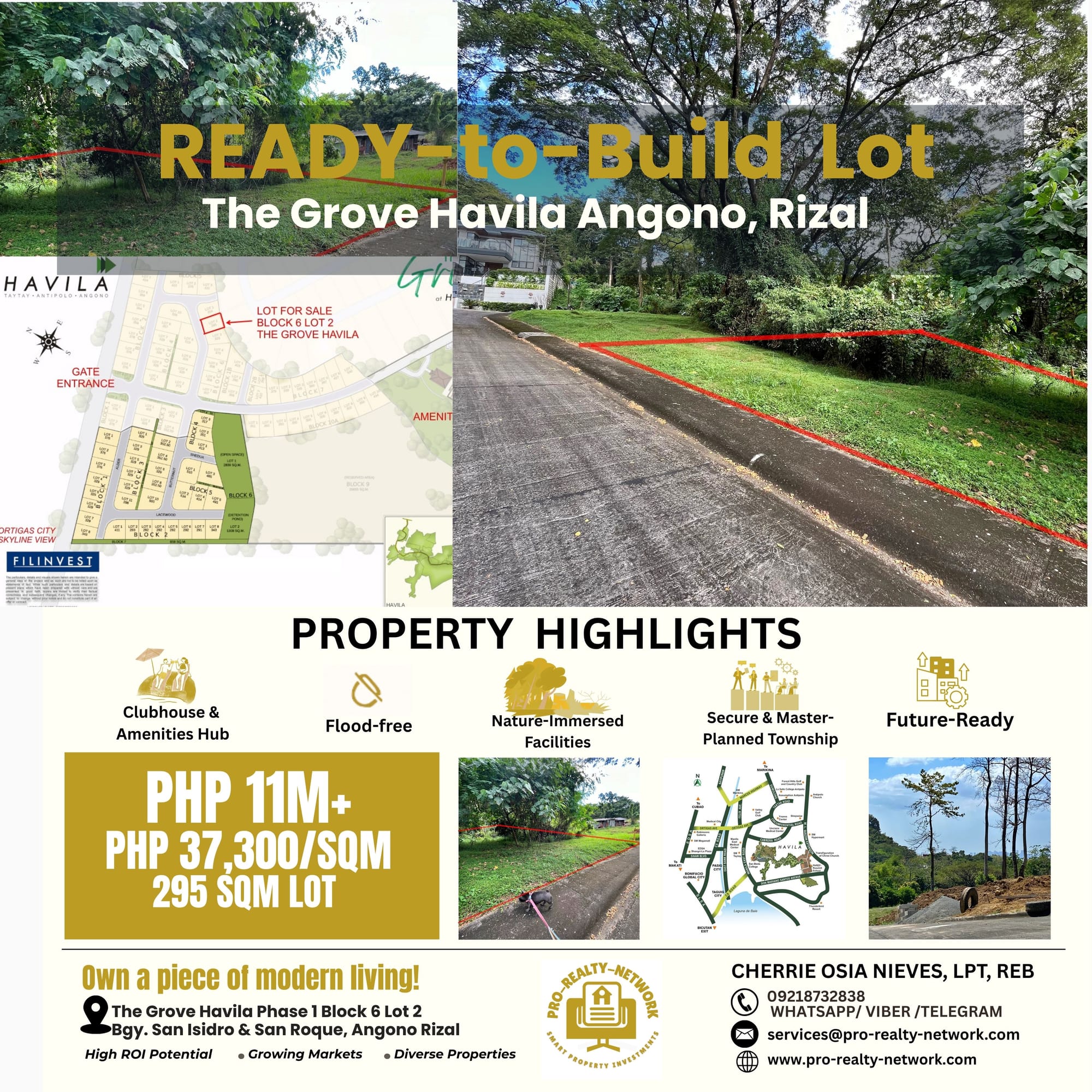 Discover the Perfect Lot to Build Your Dream Home at The Grove Havila, Angono Rizal