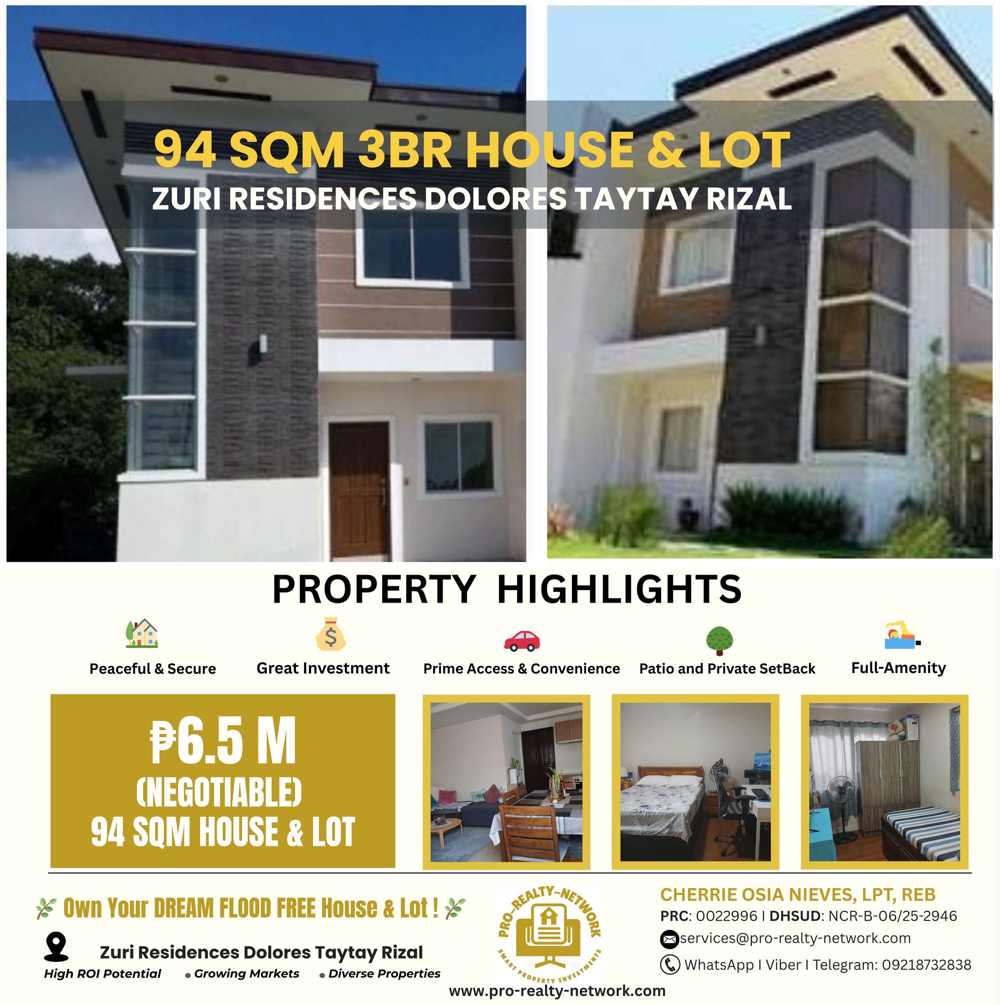 Discover Your Dream Home in Zuri Residences, Taytay Rizal (Semi-Furnished)