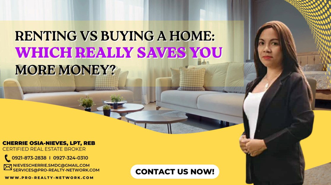 Renting vs Buying a Home: Which Saves More Money? | Real Estate Tips by Broker Cherrie