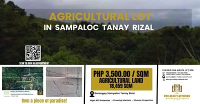 Tanay, Rizal: Your Next Big Move in Agricultural Real Estate Investment