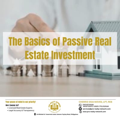 The Basics of Passive Real Estate Investment
