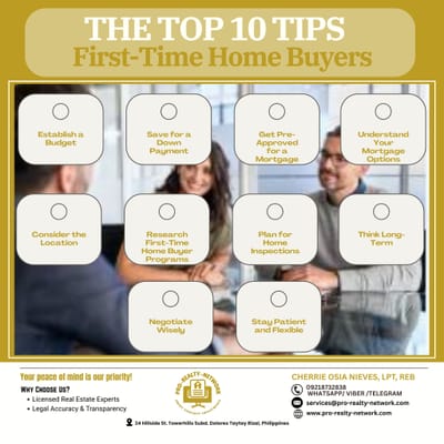 The Top 10 Tips for First-Time Home Buyers