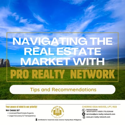 Navigating the Real Estate Market with Pro Realty Network: Tips and Recommendations