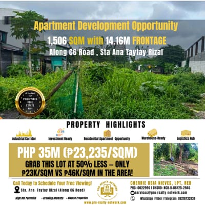 Unlocking Apartment Potential along C-6: A Strategic Development Opportunity