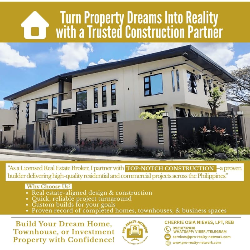 Design & Build Services in the Philippines – Custom Homes, Townhouses & Commercial Projects