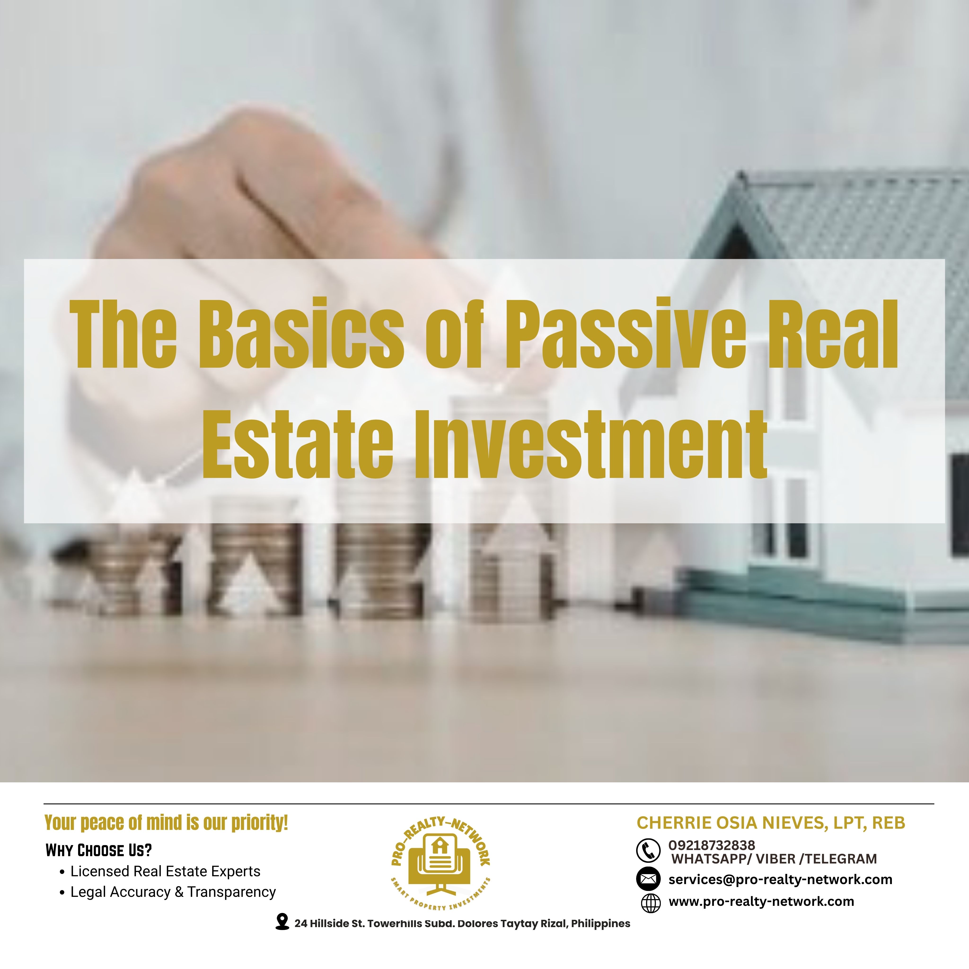 What is Passive Real Estate Investment?  Passive real estate investment refers to investing in real estate assets without actively managing properties or other day-to-day responsibilities typical in traditional real estate investments. Investors in this domain typically contribute financial capital to real estate ventures but delegate the operational tasks, such as tenant management, property maintenance, and leasing, to experienced professionals. This form of investment is attractive for individuals seeking to benefit from real estate's potential returns without engaging in the more labor-intensive aspects of property management.     How Does Passive Real Estate Investment Work?  Passive real estate investment usually involves pooling money with other investors to buy property through structures like real estate investment trusts (REITs), limited partnerships, or online investment platforms. Once the investment is made, a professional management team handles all aspects of the property management. Investors then receive income distributions, typically on a monthly or quarterly basis, derived from the rental income after expenses like property management fees are deducted.  What Are the Key Types of Passive Real Estate Investments?  Real Estate Investment Trusts (REITs): REITs are companies that own, operate, or finance income-generating real estate. They offer a highly liquid method of investing in real estate since shares of publicly traded REITs are bought and sold on major stock exchanges. Syndications: In real estate syndications, several investors pool funds to purchase a property. Typically, there is a lead investor or sponsor who is responsible for managing the investment. Real Estate Funds: Similar to mutual funds, real estate funds are pooled investment vehicles that invest in a diversified portfolio of real estate properties or mortgage securities. Online Real Estate Platforms: Also known as crowdfunding, these platforms allow individuals to invest in real estate transactions with relatively small amounts of capital. What Are the Benefits of Passive Real Estate Investment?  Income Generation: Passive real estate investments can provide regular income derived from rent payments, which are often higher than typical dividend yields from stocks. Portfolio Diversification: Adding real estate to an investment portfolio can reduce risk through diversification. Real estate often has a low correlation with other major asset classes, like stocks and bonds, which can lead to greater portfolio stability. Tax Advantages: Real estate investors can benefit from various tax breaks and deductions, which can include depreciation and the ability to defer capital gains through mechanisms like 1031 exchanges. Inflation Hedging: Real estate investments have historically been excellent hedges against inflation, as capital values and rents tend to increase with inflation, potentially providing investors with higher returns during inflationary periods. What are the Risks of Passive Real Estate Investment?  Like all investments, passive real estate investments carry risks. Market risk is inherent as property values and rental income can fluctuate based on economic conditions. Additionally, despite the passive nature, these investments can still be affected by poor management or unfavorable market trends. Liquidity risk is also a factor; certain real estate investments, like syndications or private REITs, may not provide immediate liquidity, thus locking in capital for several years.  How to Start With Passive Real Estate Investments?  Getting started with passive real estate investments involves several steps: First, assess your investment goals and financial readiness. Understanding your own risk tolerance and investment timeline is crucial. Next, research the various types of passive real estate investment options available, and perhaps consult with a financial advisor. Once ready, investors can begin with publicly traded REITs, which are generally easier to enter and exit compared to other forms of real estate investments. For those looking for more direct investments, syndications or real estate funds might be suitable options, though these usually require higher initial investments and a longer commitment.  Can Passive Real Estate Investment Provide Capital Appreciation?  Yes, passive real estate investments can offer capital appreciation in addition to income generation. This appreciation occurs as property values increase over time, which can result in significant gains when the property is eventually sold. The potential for capital appreciation can vary widely depending on the location, property type, and market conditions, making thorough research and professional management crucial to success in passive real estate investing.  Is Passive Real Estate Investment Suitable for Everyone?  While passive real estate investment can be a lucrative option, it may not be suitable for everyone. It typically requires a substantial initial capital outlay, and the passive nature means that investors have less control over daily management decisions. This type of investment is best suited for those who prefer a hands-off approach or those who do not have the time or expertise to manage properties themselves. It is essential for potential investors to understand their financial situation, investment goals, and risk tolerance before diving into real estate investments.  In conclusion, passive real estate investment offers an appealing avenue for earning potential through real estate without the need to actively manage properties. With its array of options like REITs, syndications, and real estate funds, passive real estate investment can fit a range of investment strategies and goals. However, like all investments, it carries risks and requires due diligence and sometimes substantial capital. Interested investors should thoroughly research options and consider consulting financial and real estate professionals to make well-informed decisions.