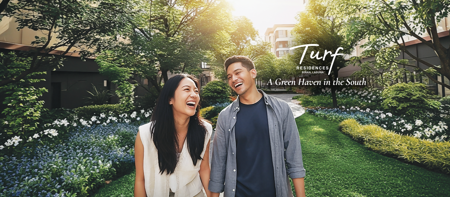 SMDC Nature midrise community with sustainable design and green spaces.”