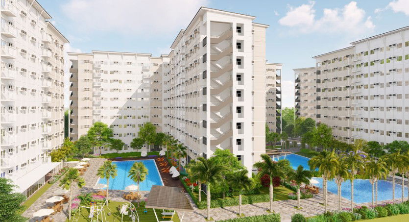 SMDC Nature midrise community with sustainable design and green spaces.”