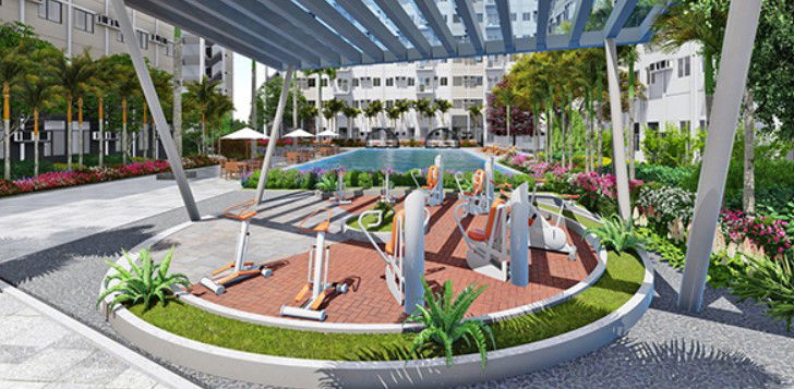 SMDC Nature midrise community with sustainable design and green spaces.