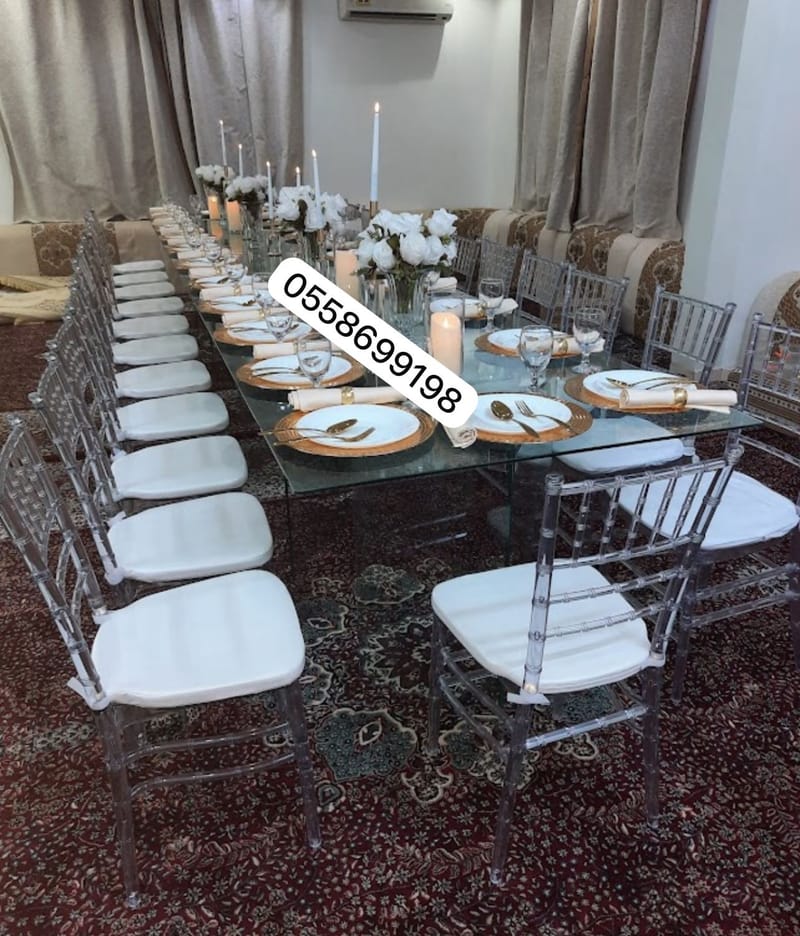 طاولات طعام كراسي للإيجار بالرياض 0509199239 تأجير سماعات صوتيات