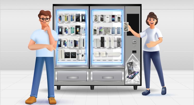 רכישת מכשירים דרך מכונות חדשניות מתקדמות