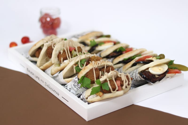 מיני פיתות פלאפל/סביח