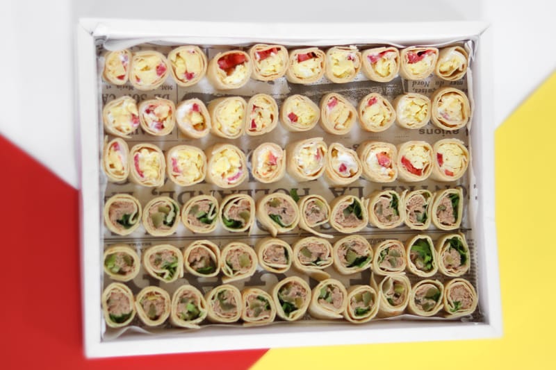 מגש אירוח סושי טורטיה