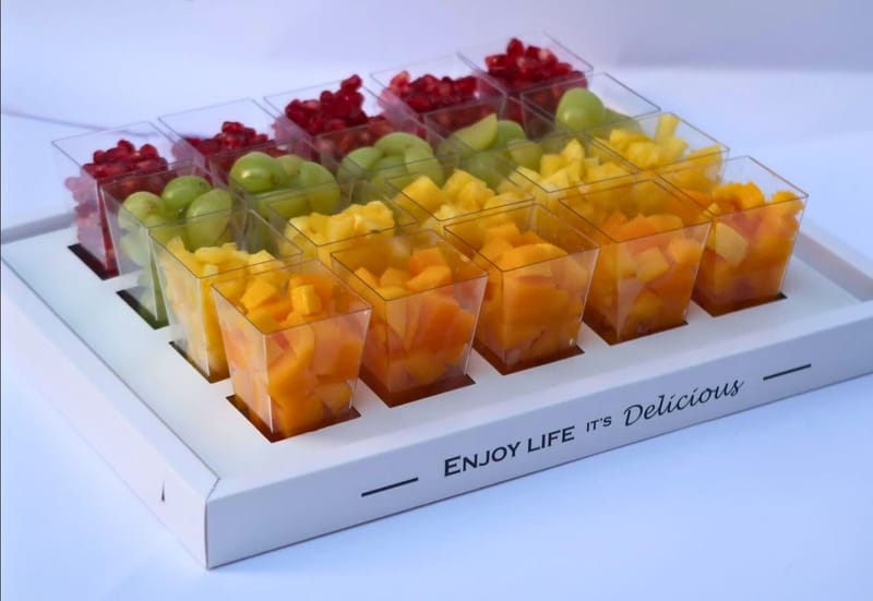 מגש כוסיות פירות