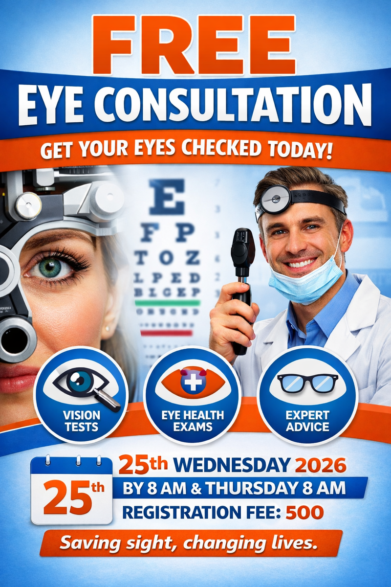 Eye Consultation,Test and Treatment