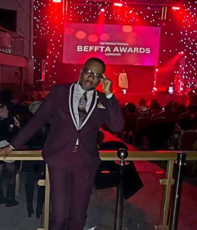 Nana Dr. Ferdinard Senyo Lawson wins best Author at BEFFTA Awards in London